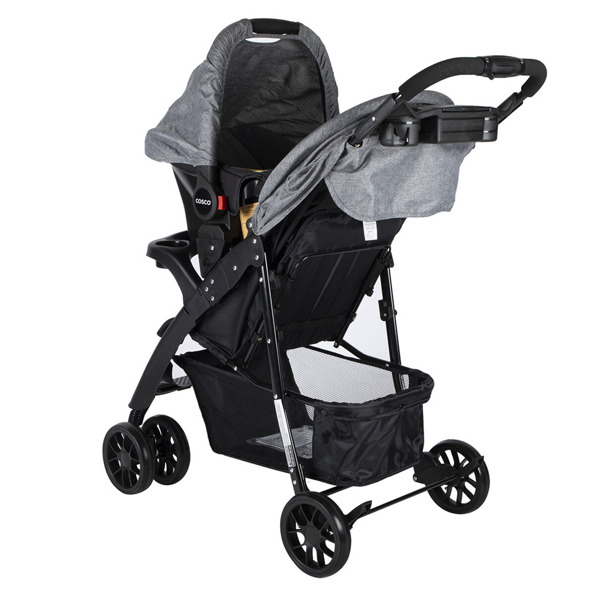 Coche Travel System Spine Gris