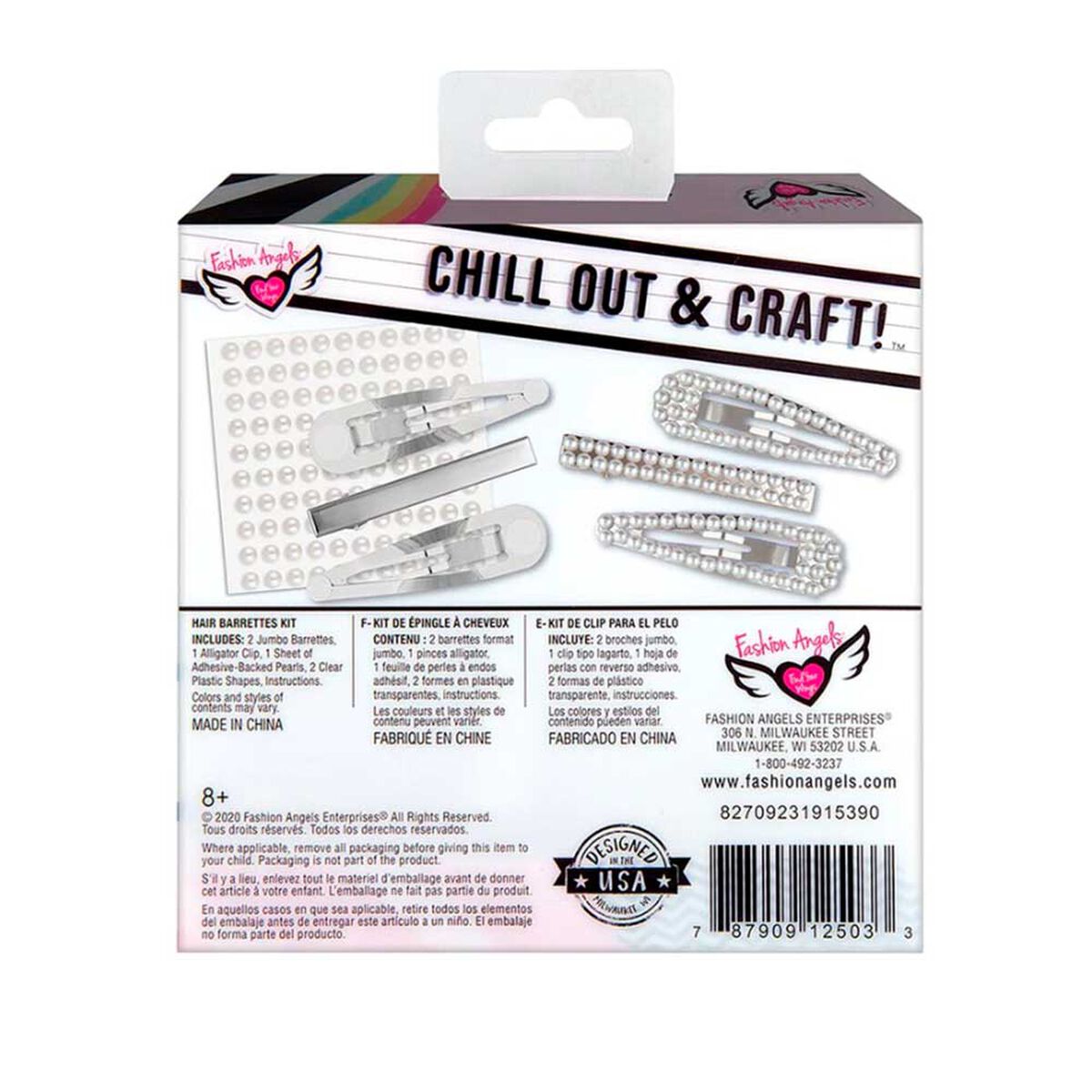 Kit de Pinzas para el Pelo Chill Out & Craft Fashion Angels