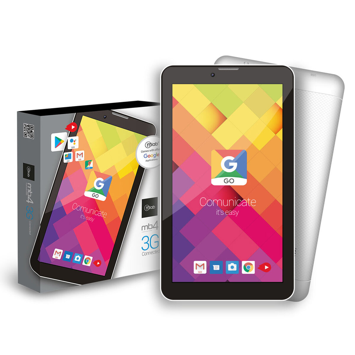Tablet Mlab MB4 3G Quad Core 1GB 16GB 7” Blanco 