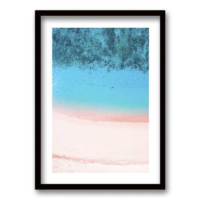 Cuadro Decorativo Retela Mar Rosa 50 x 35 cm