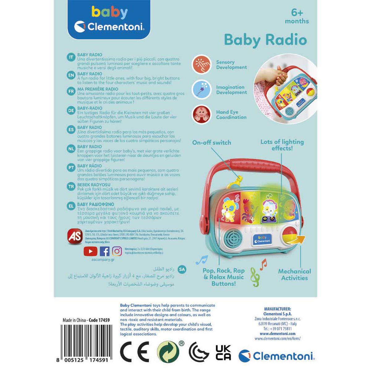 Baby Radio Multicolor Clementoni