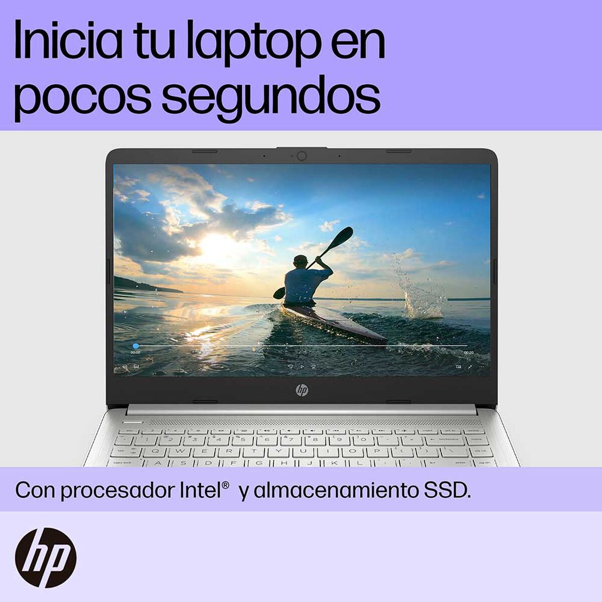 Notebook HP 14-dq0527la Celeron 8GB 256GB SSD 14"