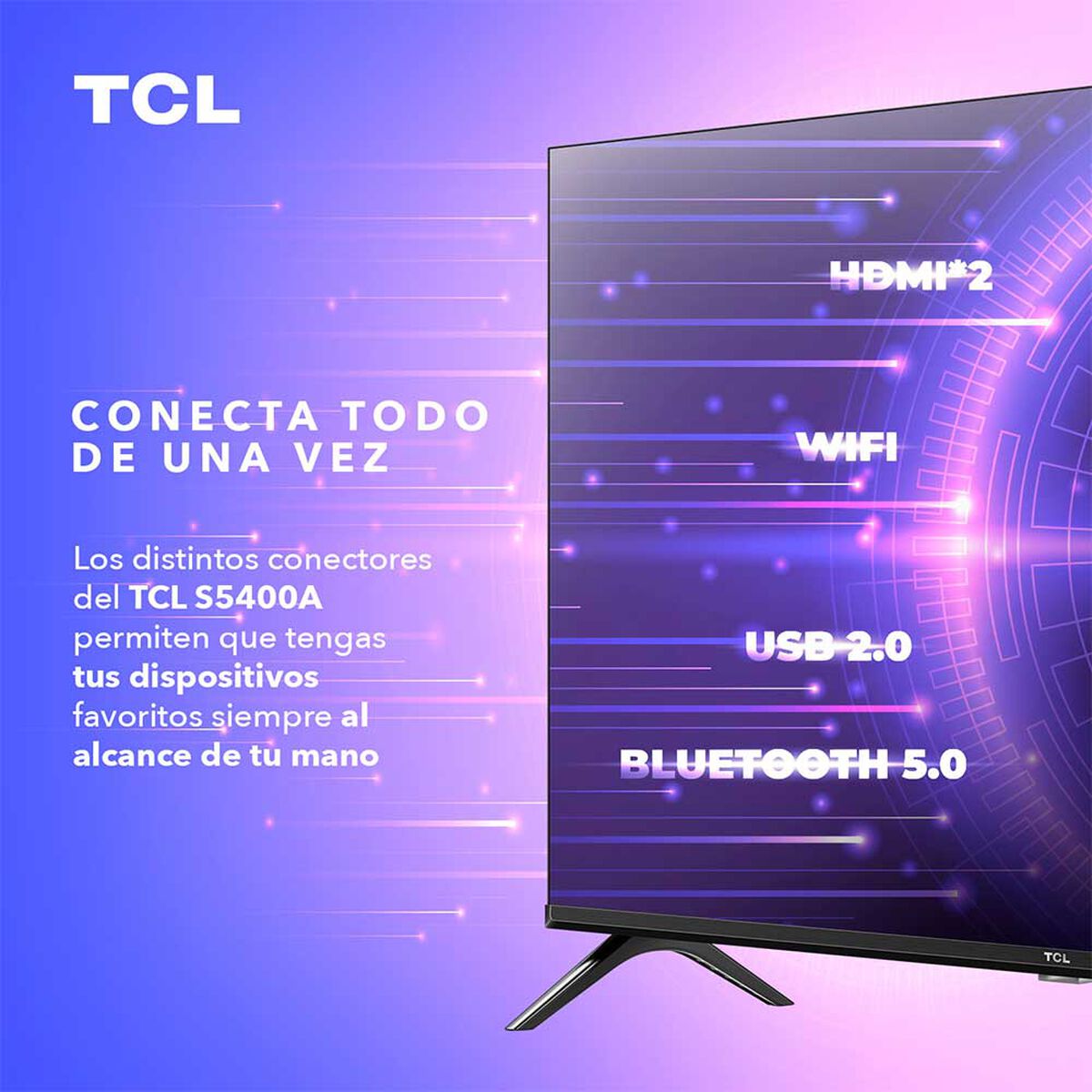 LED 32" TCL 32S5400 Smart TV 2K FHD