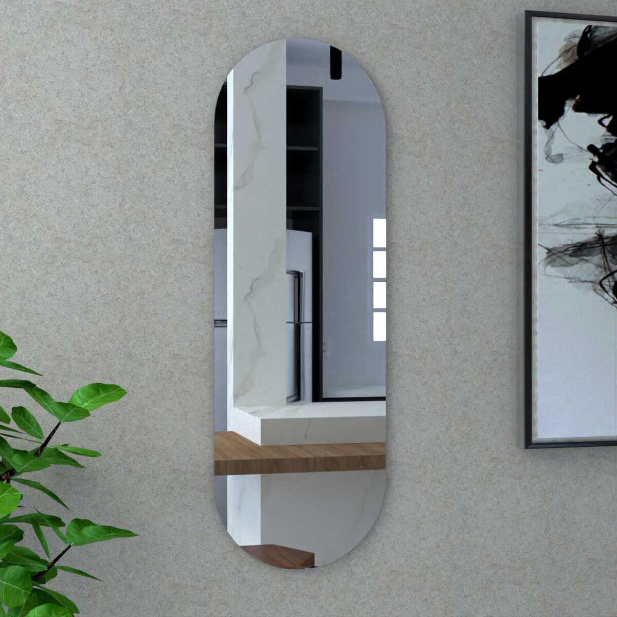 Espejo de Vidrio TuHome Lucera 120 x 40 cm