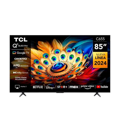 QLED 85" TCL C655 Smart TV 4K UHD