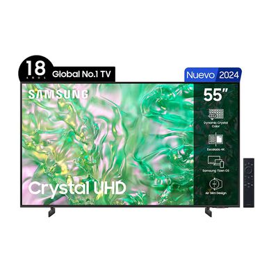 LED 55" Samsung Crystal DU8000 Smart TV 4K UHD 2024