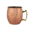 Set 4 Vasos Moscow Mule Mug Simplit Cobre + Bombillas 550 ml