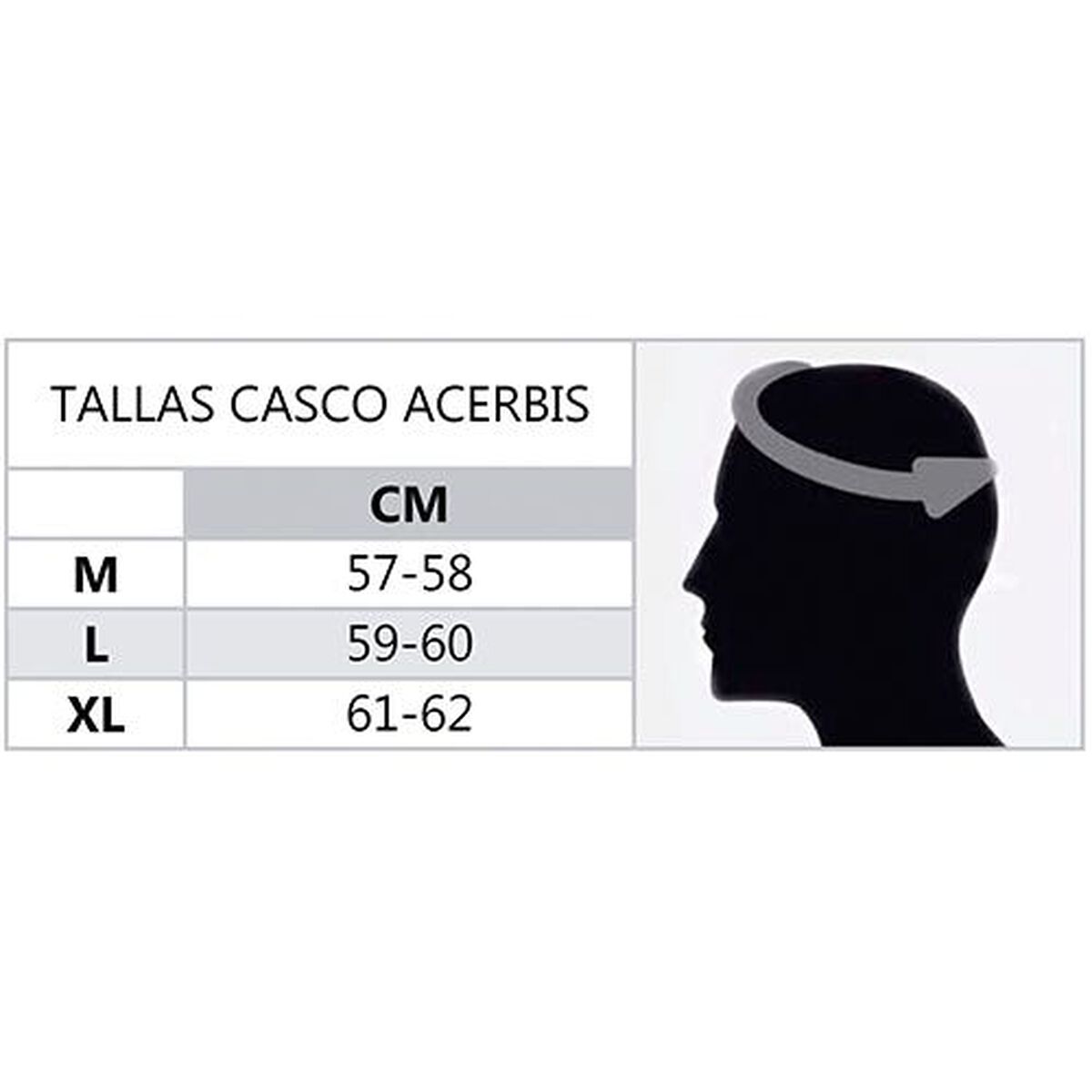 Casco Integral Acerbis FullFace FS-807 Talla L