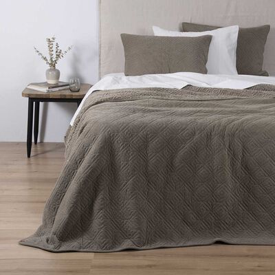Quilt SoHome King Corduroy Taupe