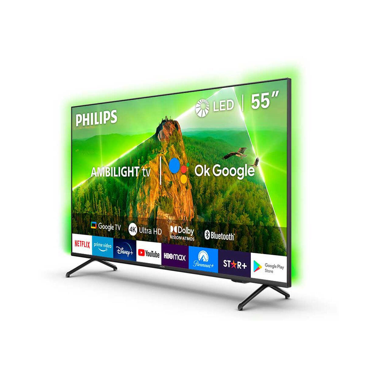 LED 55" Philips Ambilight 55PUD7908 Smart TV 4K UHD