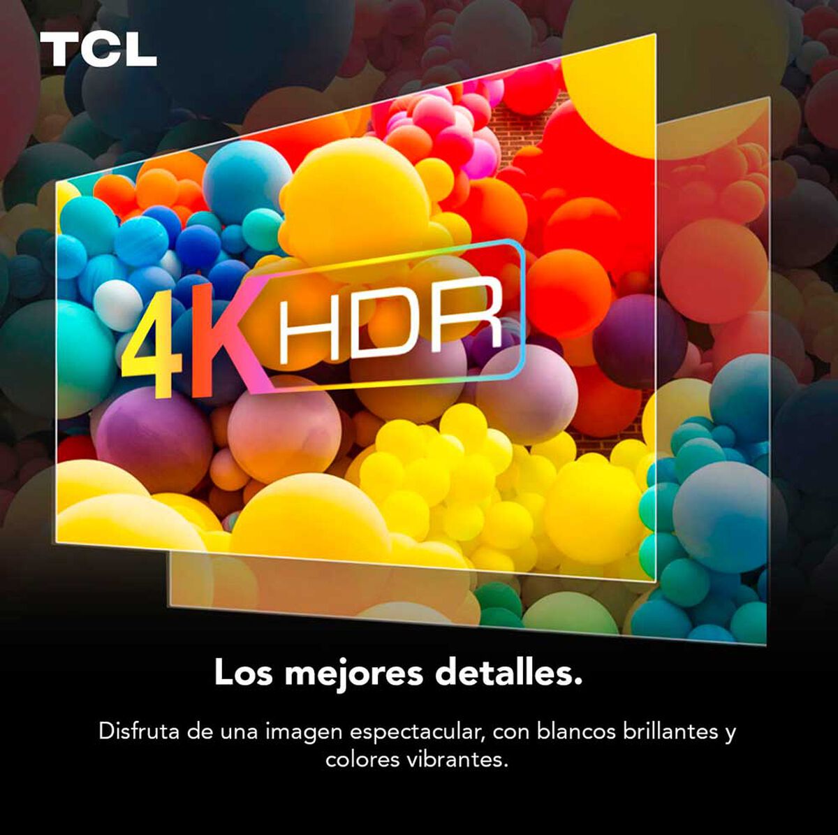 LED 43" TCL 43P635 Smart TV 4K HDR 2022