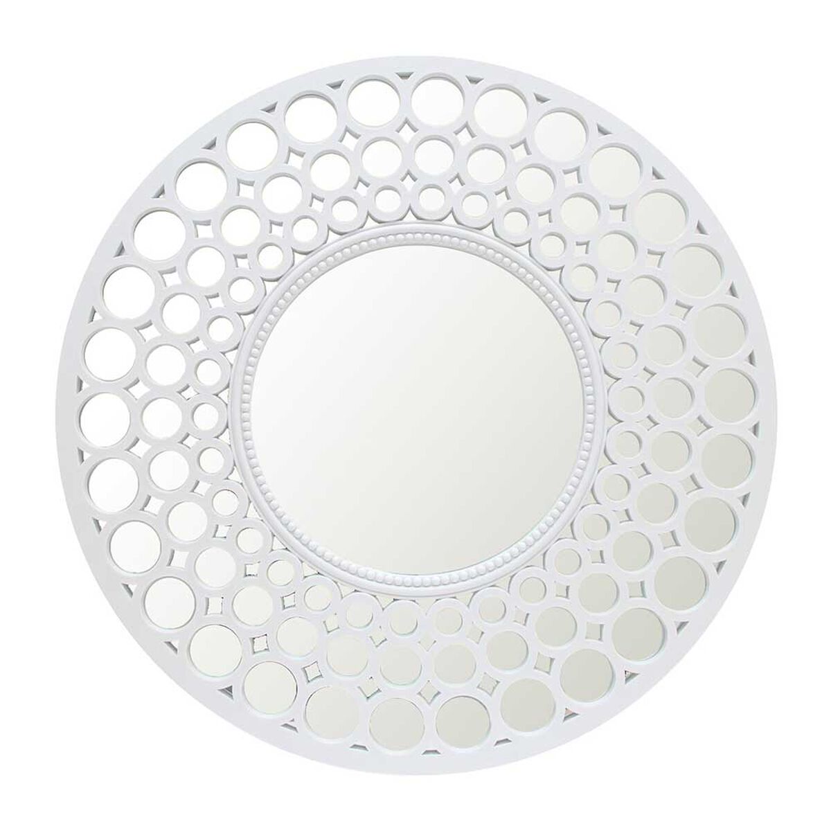 Espejo Plástico Vgo Circular 63 cm Blanco