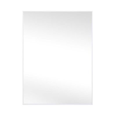 Espejo Marco Aluminio Vgo para Colgar Rectangular 50 x 40 cm Blanco