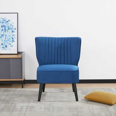 Poltrona Fm Furniture Rossana Azul