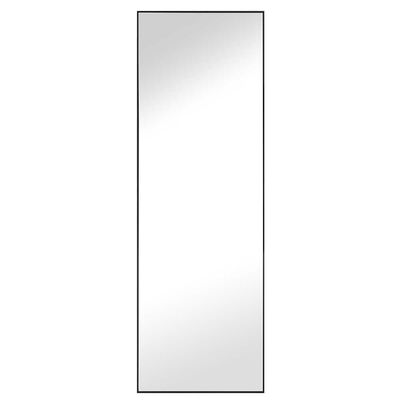 Espejo Marco Aluminio Vgo para Colgar Rectangular 120 x 30 cm Negro