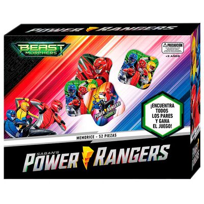 Juego de Mesa Memorice 52 Piezas Power Rangers