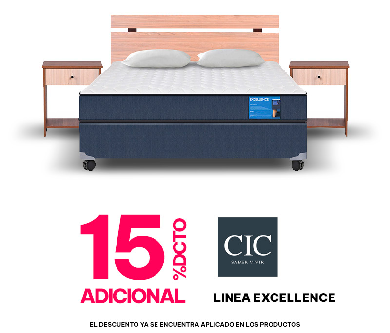 15% adicional dcto Linea Excellence cic