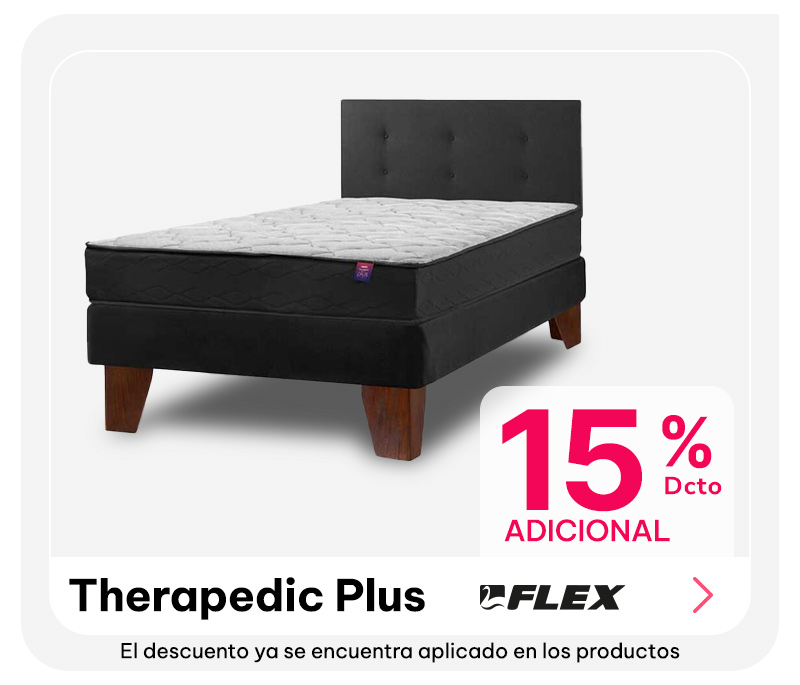 15% Adicional Therapedic plus Flex