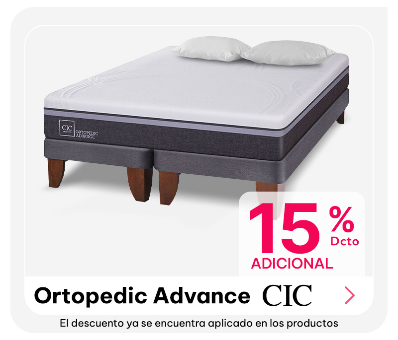 15% dcto adicional en Ortopedic Advance CIC