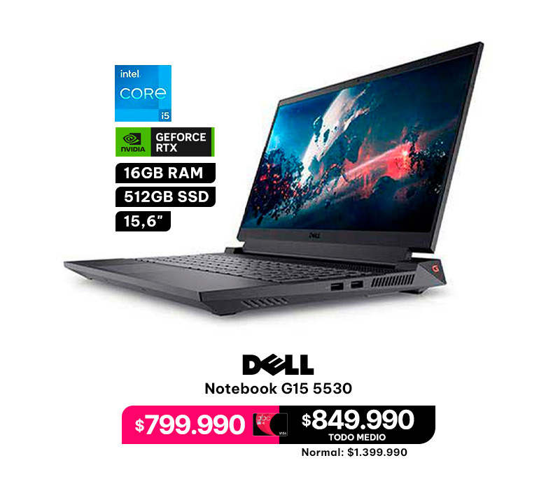 Notebook Dell G15 5530