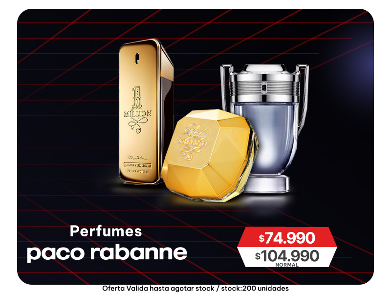 Perfumes Paco Rabanne $74.990