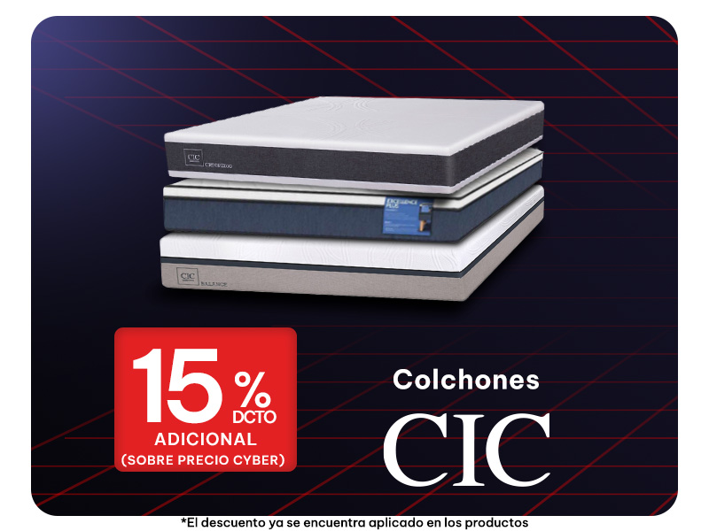 15% adicional Colchones CIC